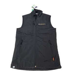 Vest VAIL RESORT Women XS Black  Sleeveless Jacket